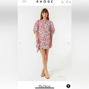 Rhode Pia Dress NWT size 4